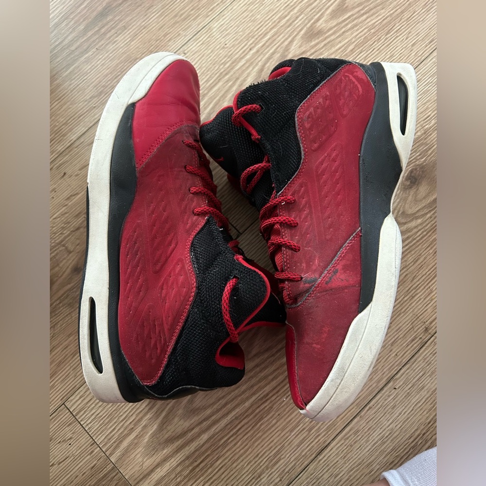 Jordan Red and Black High-Top Sz 11m